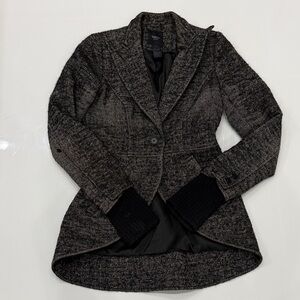 Smythe Charcoal Tweed Blazer